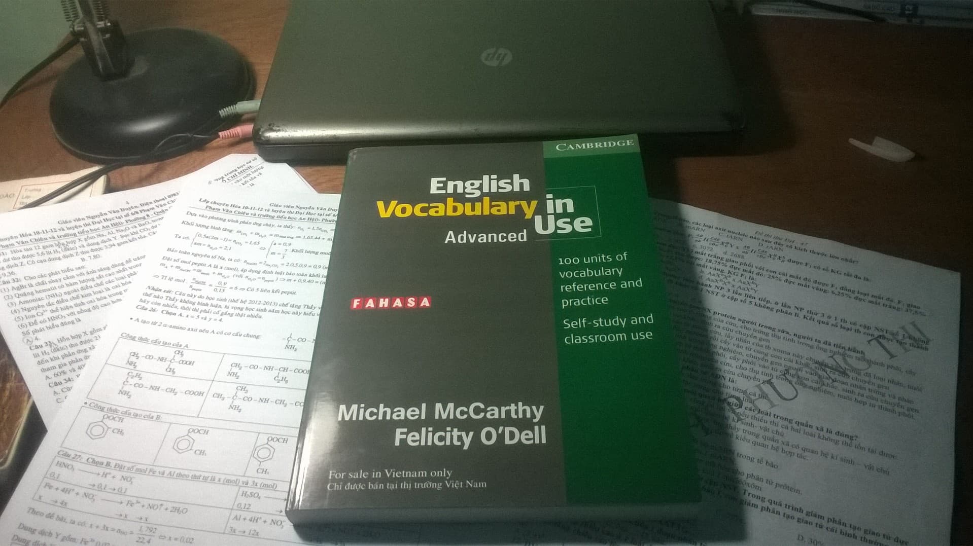 English Vocabulary in Use book
