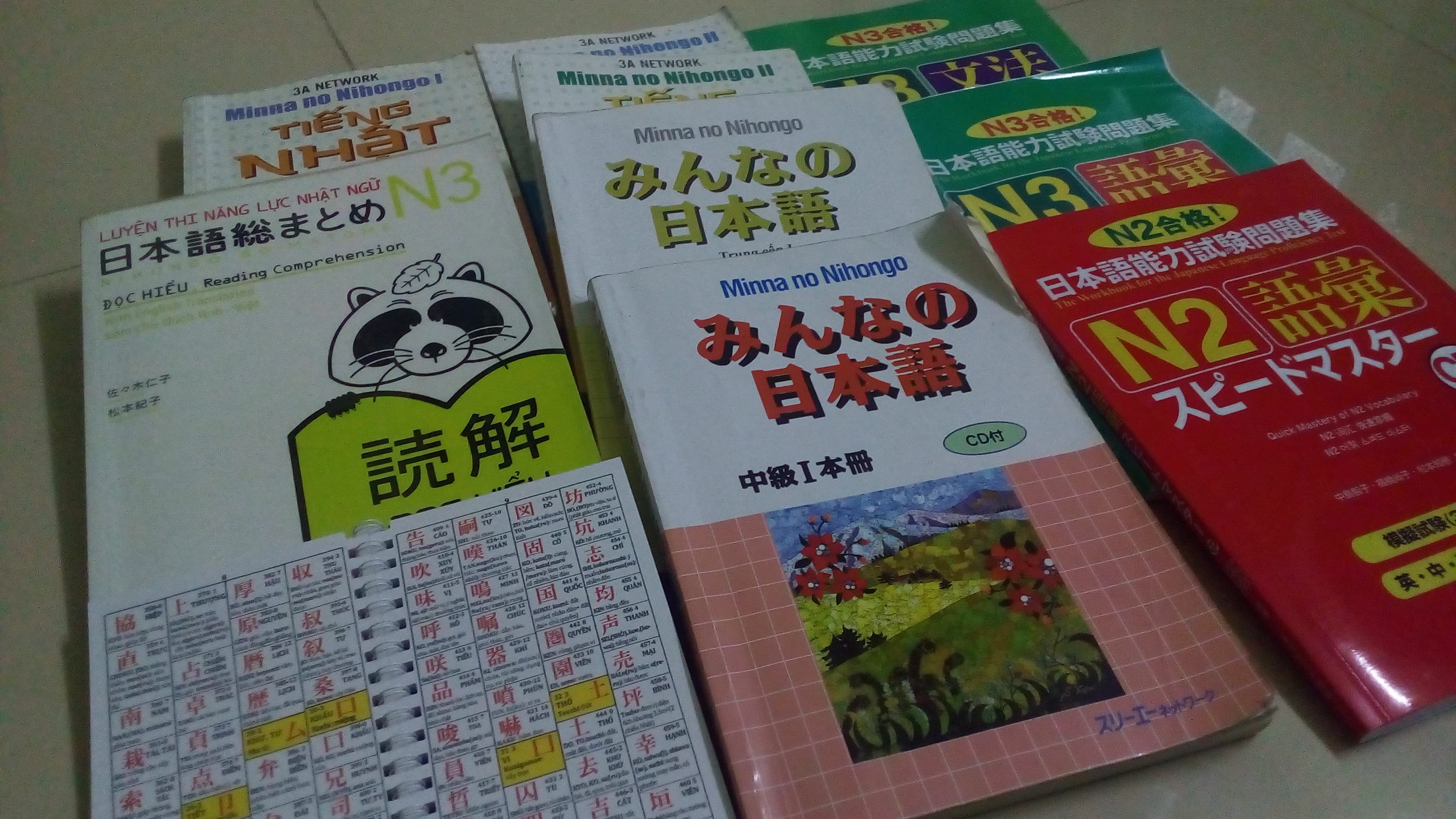 Japanese study materials