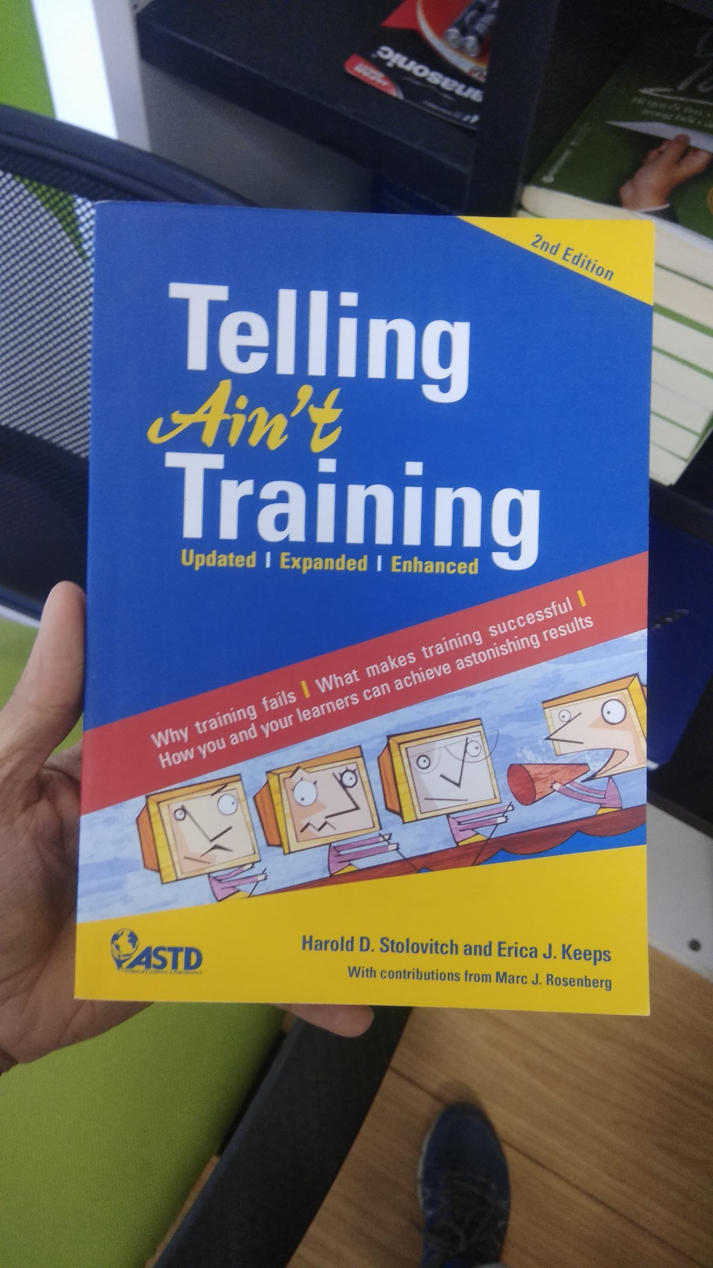 Telling Ain't Training book